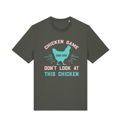 Khaki Printed T-shirt Front