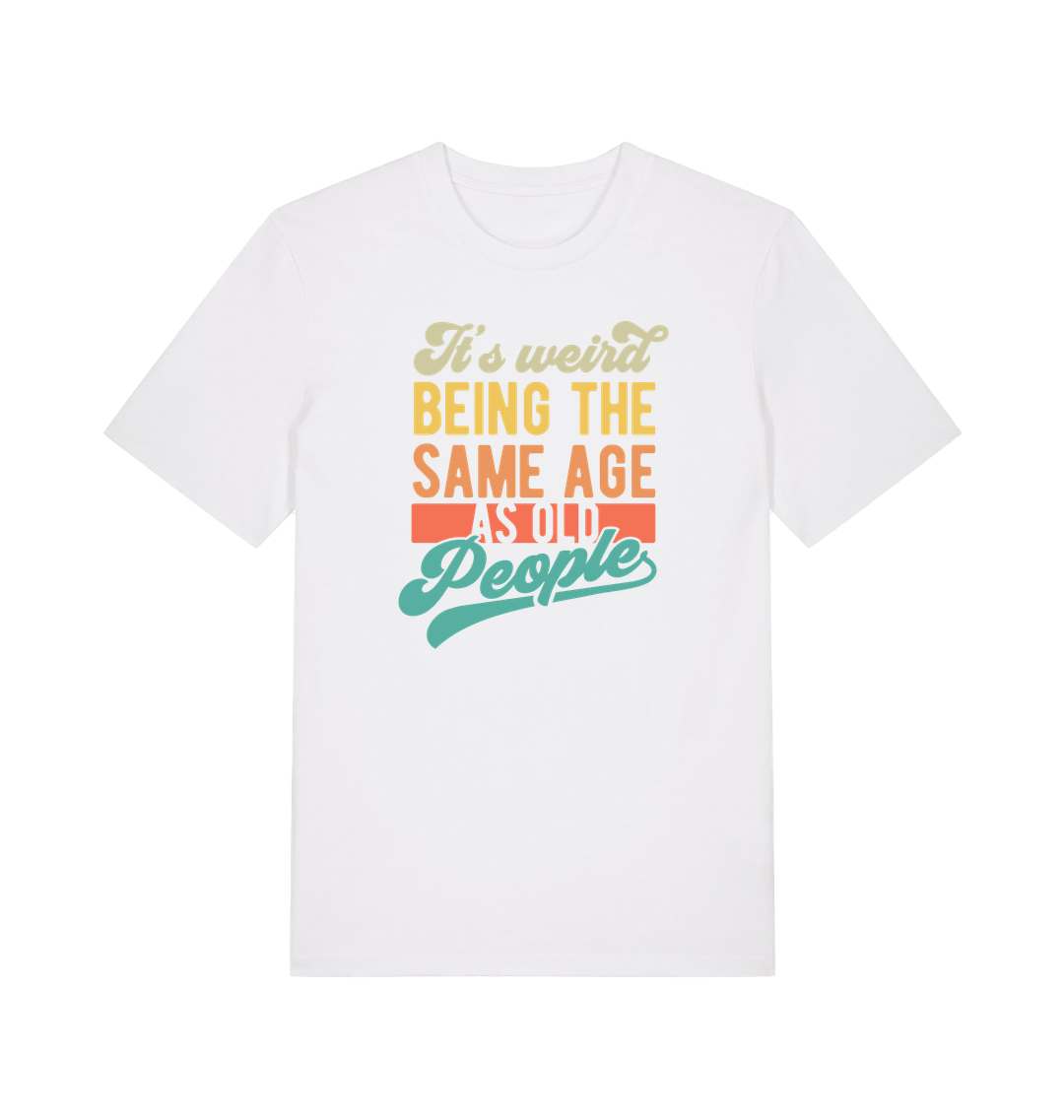 White Printed T-shirt Front