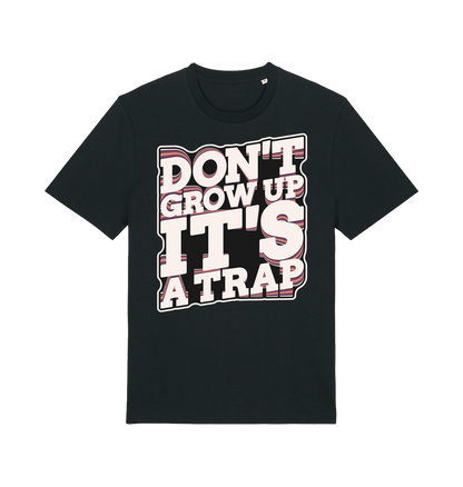 Black Printed T-shirt Front