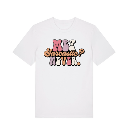 White Printed T-shirt Front