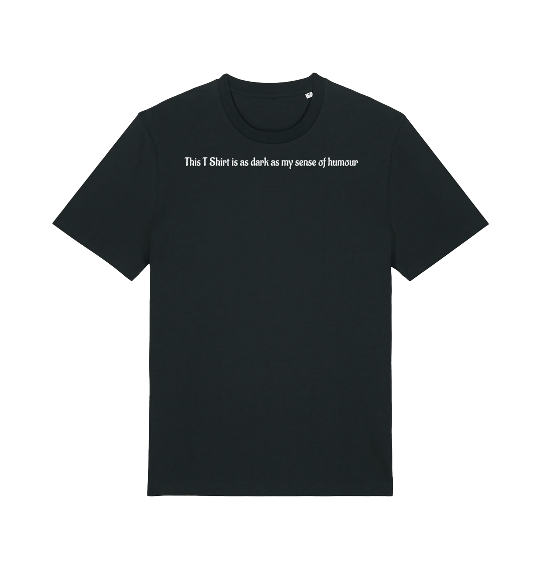 Black Printed T-shirt Front