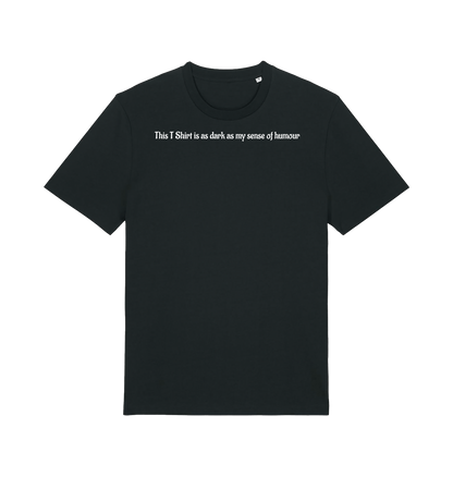 Black Printed T-shirt Front