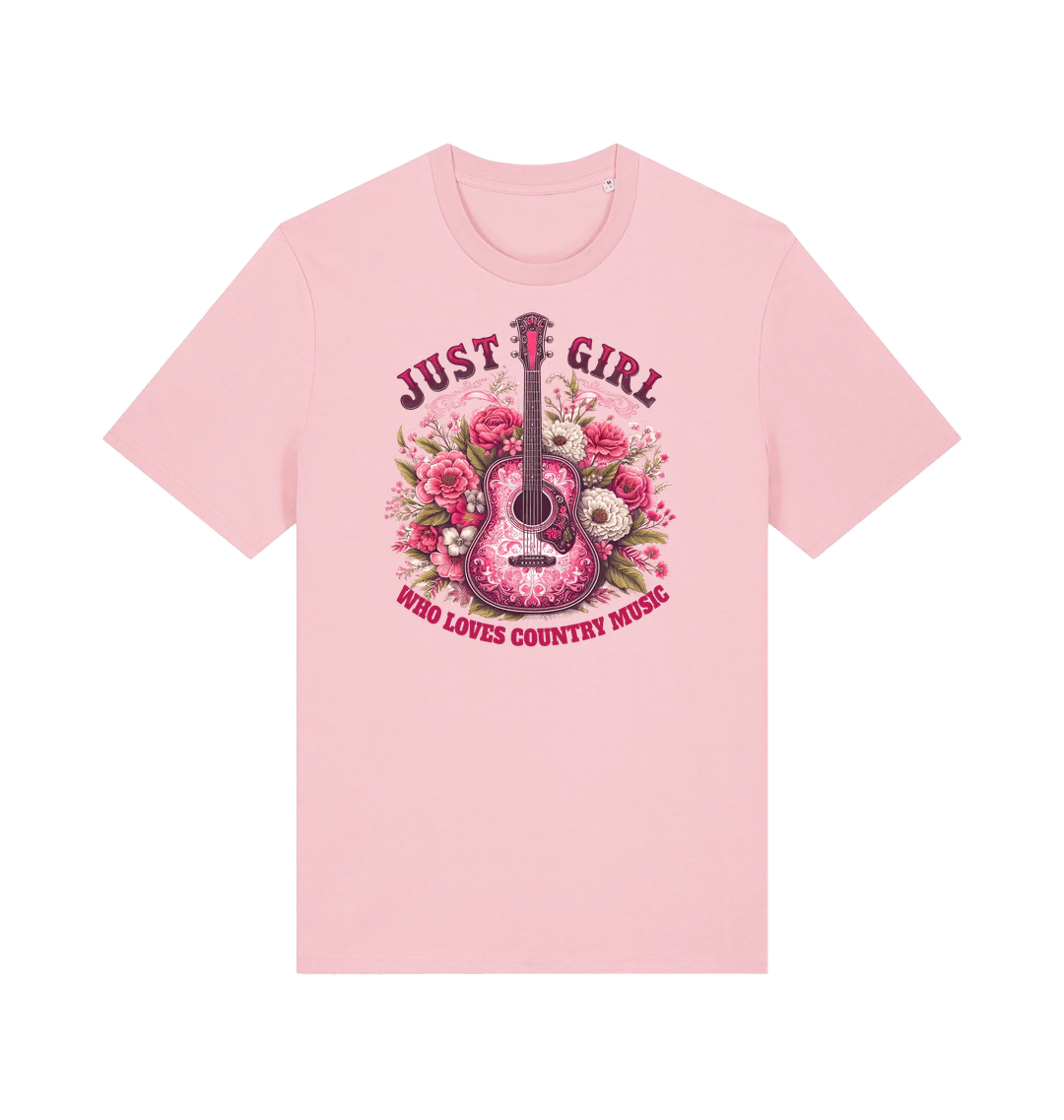 Cotton Pink Printed T-shirt Front