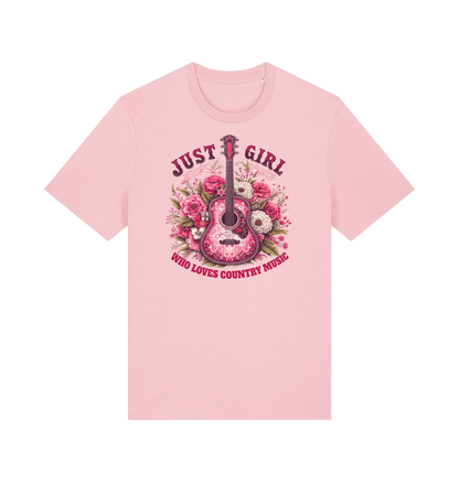 Cotton Pink Printed T-shirt Front