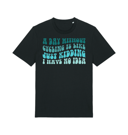 Black Printed T-shirt Front