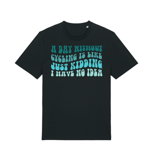 Black Printed T-shirt Front