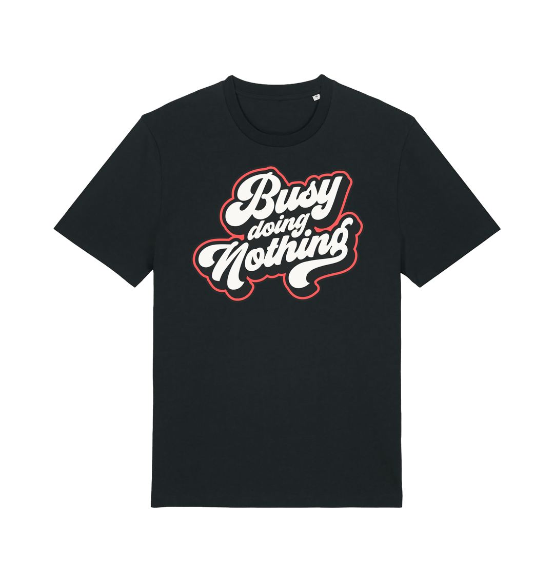 Black Printed T-shirt Front