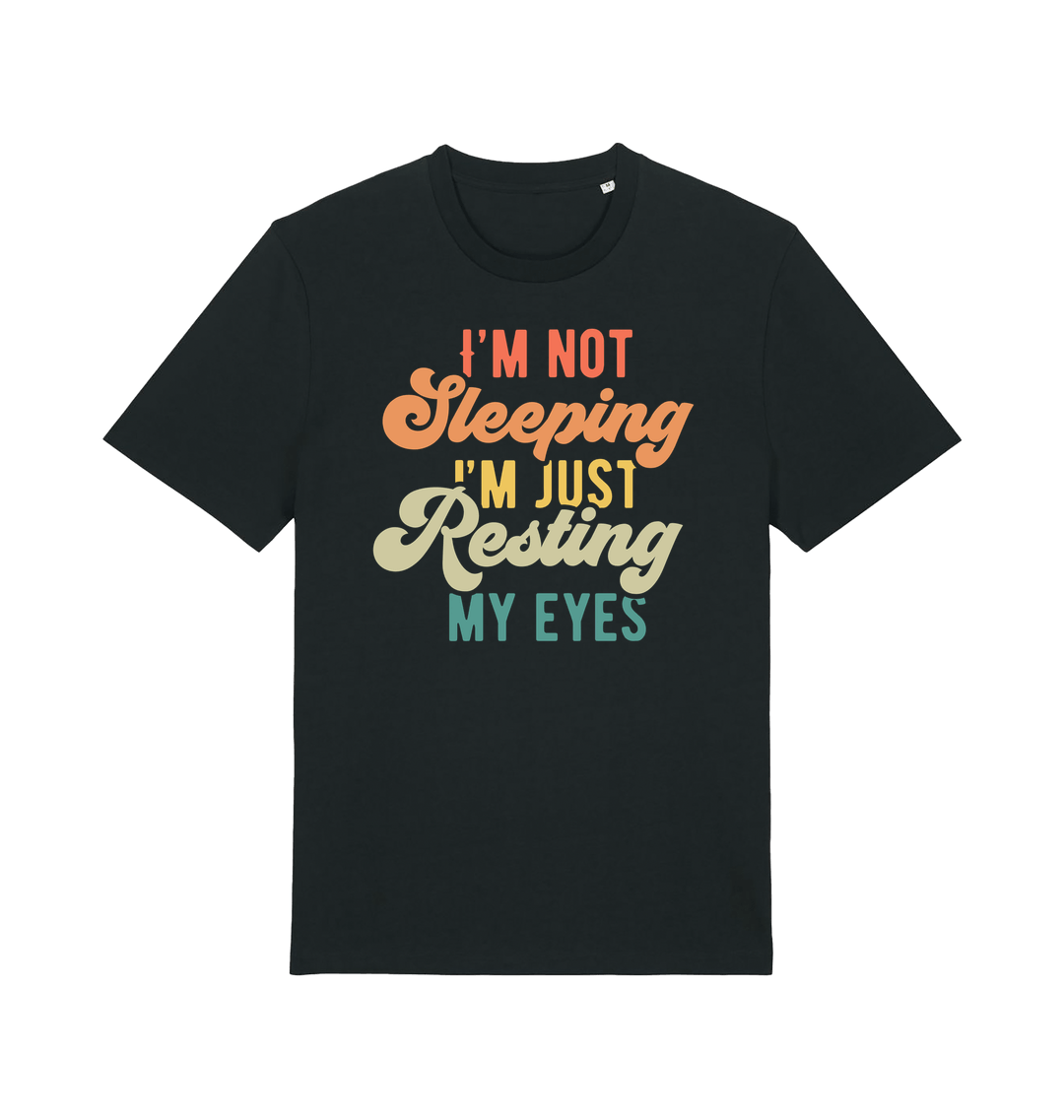 Black Printed T-shirt Front