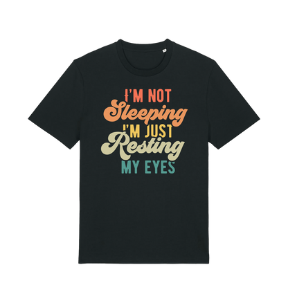 Black Printed T-shirt Front