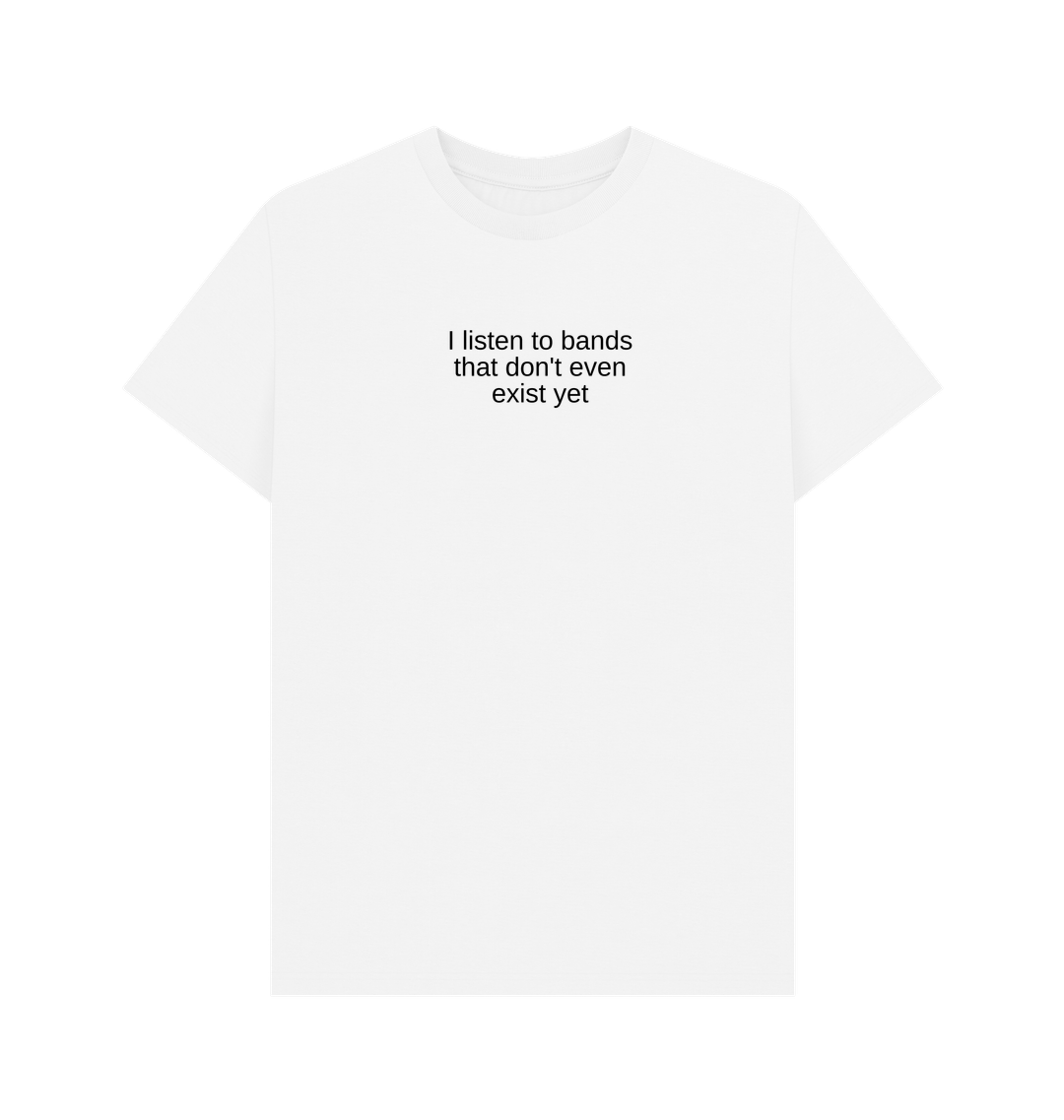 White Printed T-shirt Front