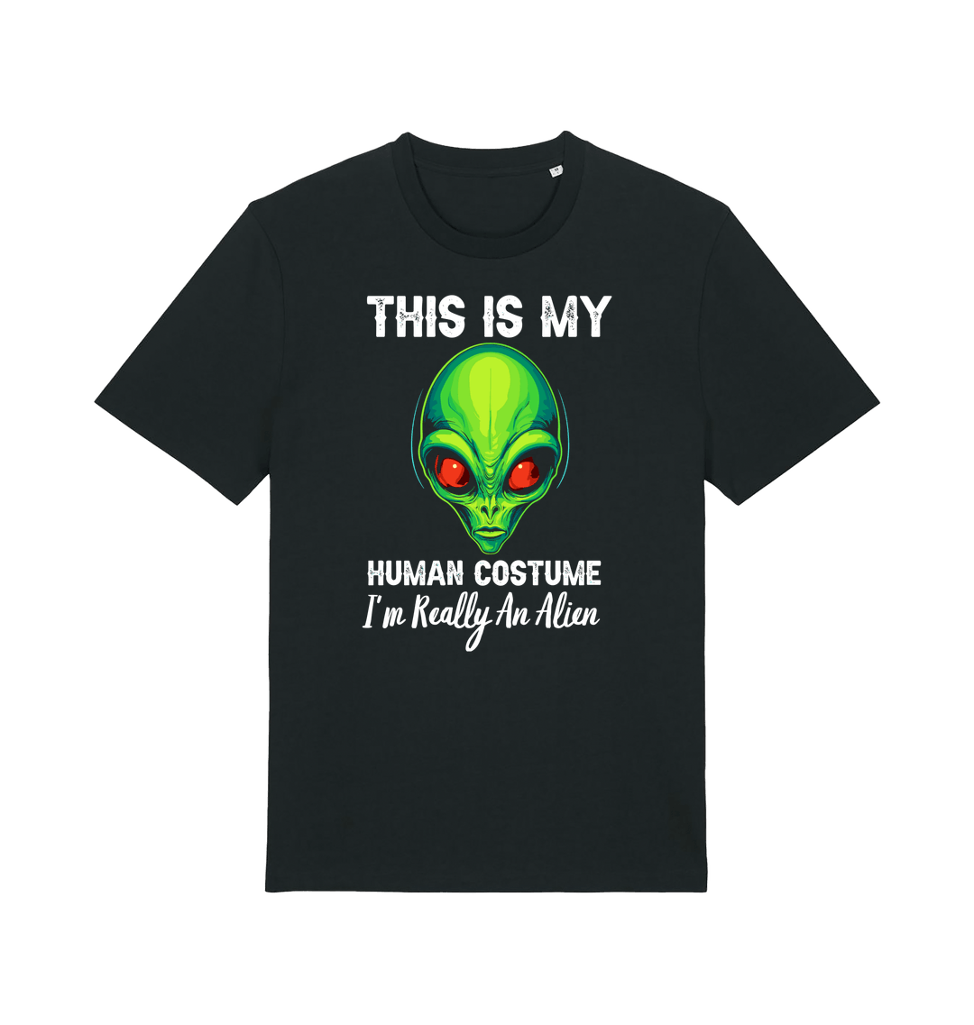 Black Printed T-shirt Front