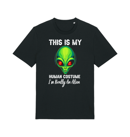 Black Printed T-shirt Front