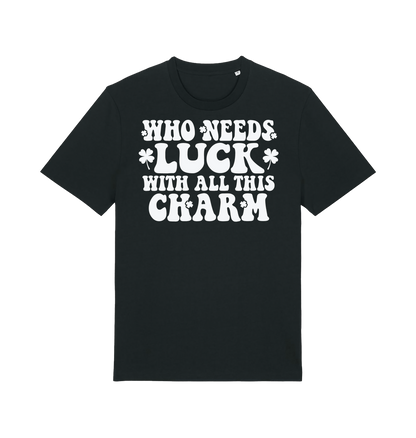 Black Printed T-shirt Front