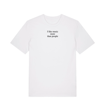 White Printed T-shirt Front