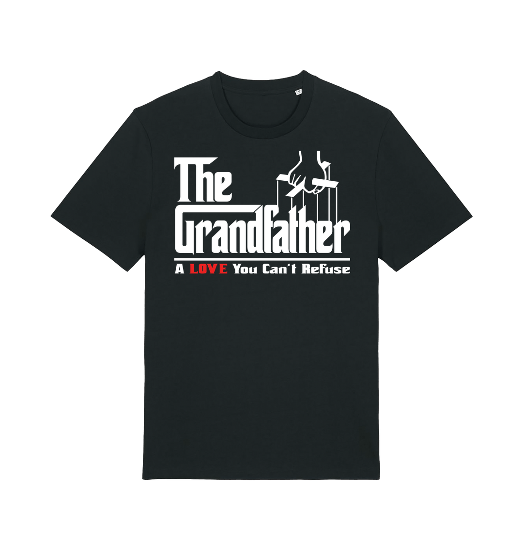 Black Printed T-shirt Front