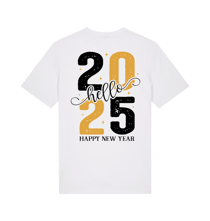 White Printed T-shirt Back