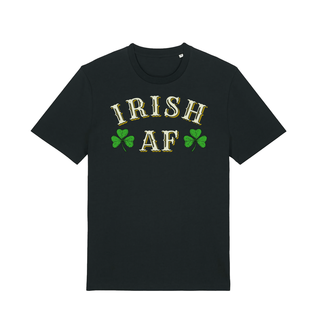 Black Printed T-shirt Front