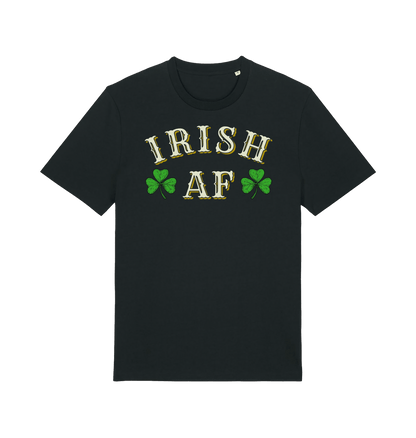 Black Printed T-shirt Front