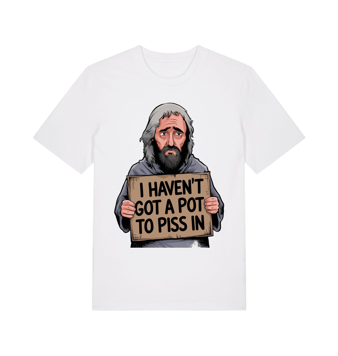 White Printed T-shirt Front