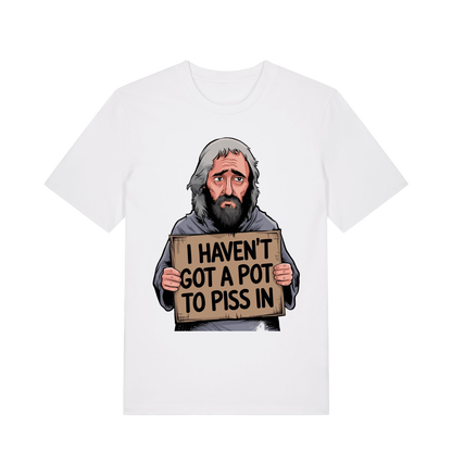 White Printed T-shirt Front
