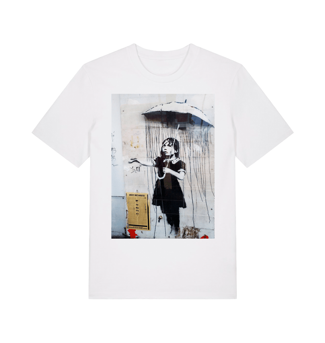 White Printed T-shirt Front