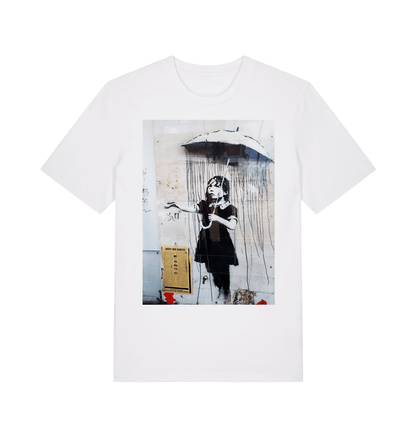 White Printed T-shirt Front