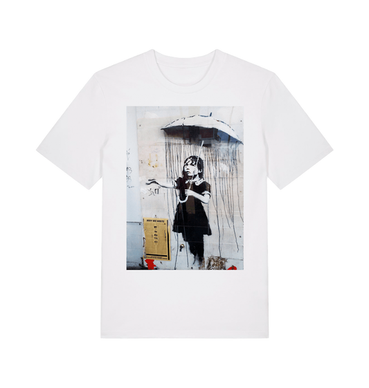 White Printed T-shirt Front