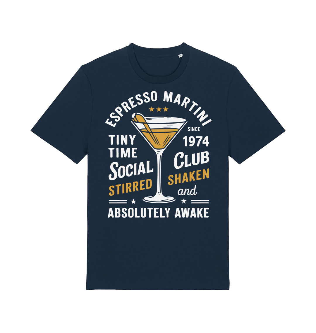 French Navy Printed T-shirt Front
