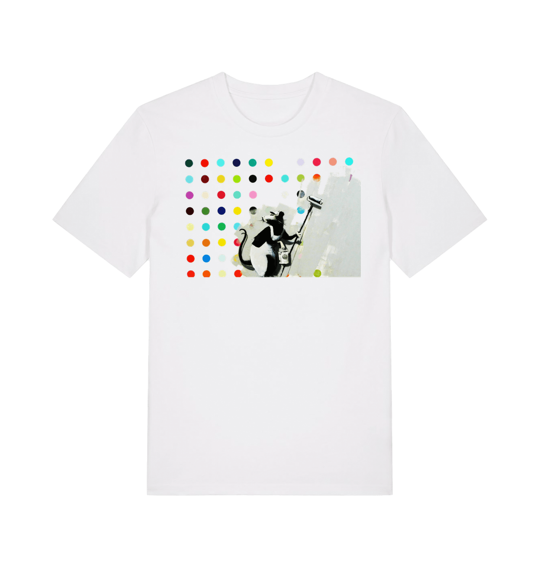 White Printed T-shirt Front