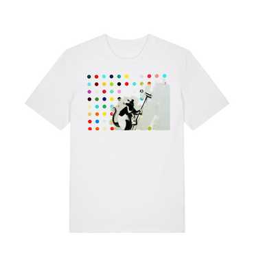 White Printed T-shirt Front