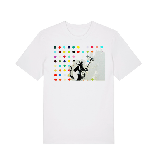 White Printed T-shirt Front