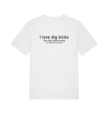 White Printed T-shirt Front