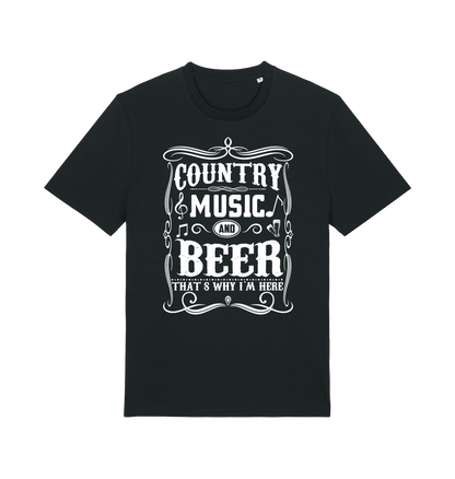 Black Printed T-shirt Front