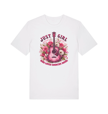 White Printed T-shirt Front