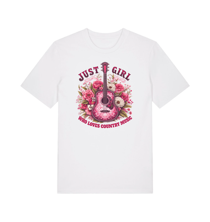 White Printed T-shirt Front