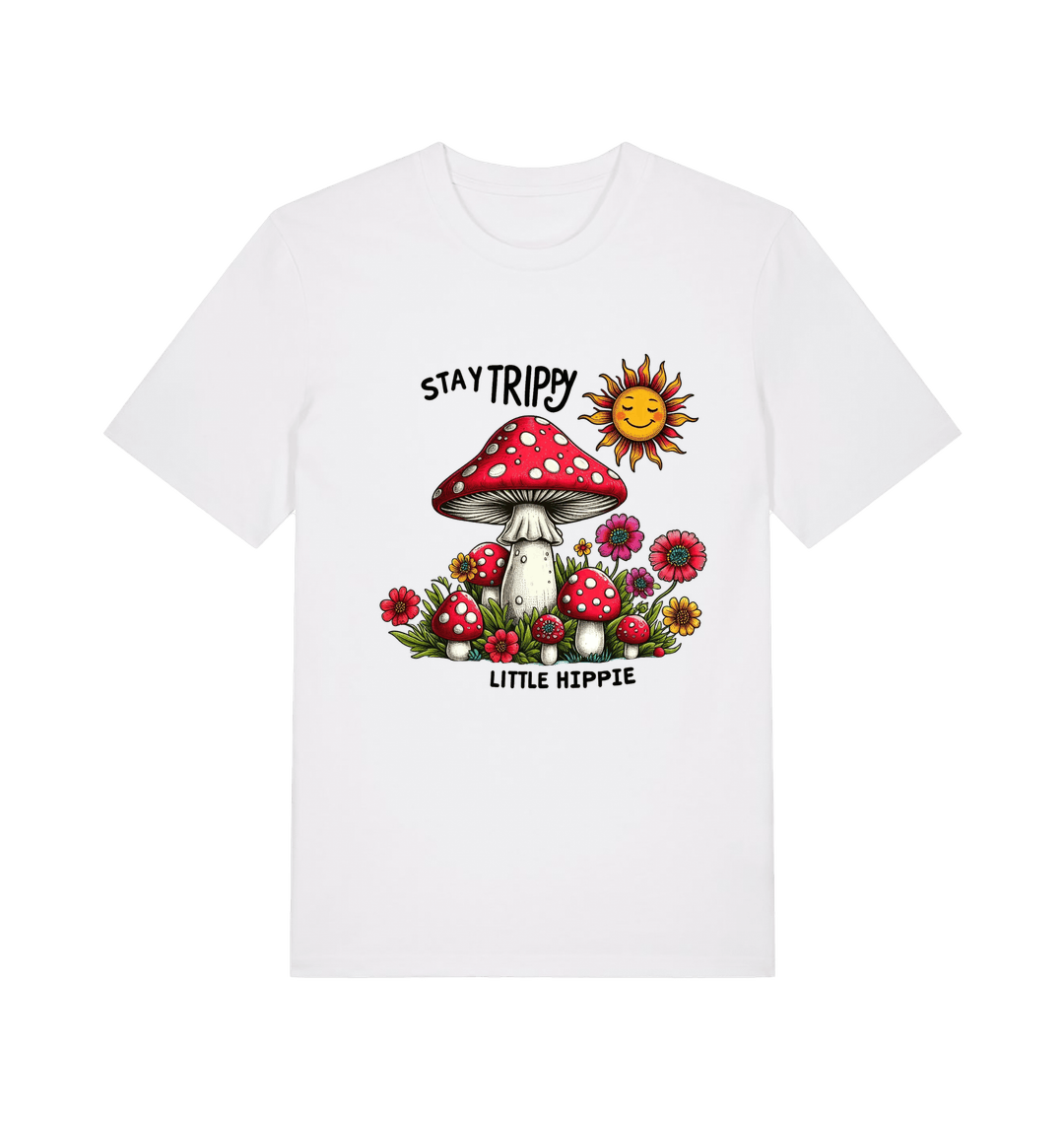 White Printed T-shirt Front