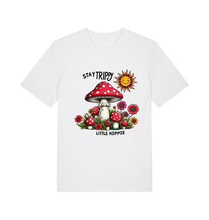 White Printed T-shirt Front