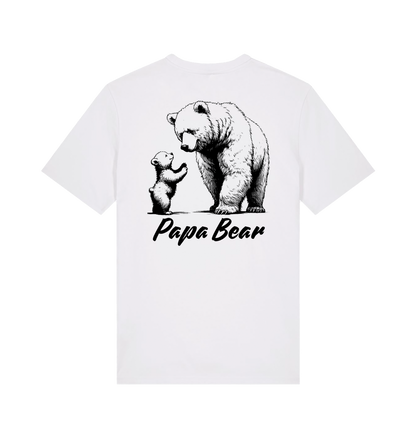 White Printed T-shirt Back