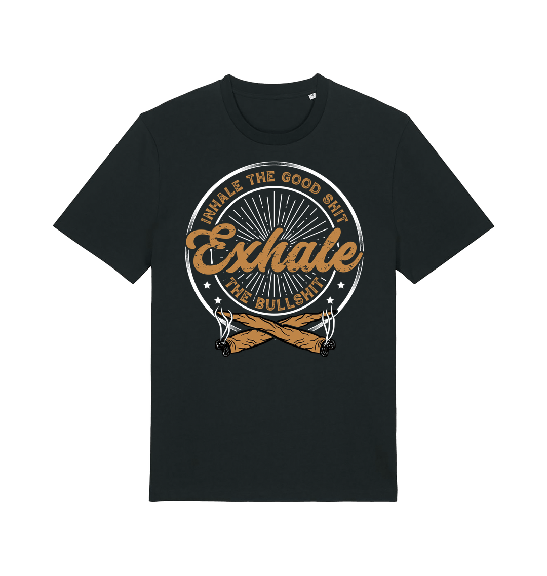 Black Printed T-shirt Front