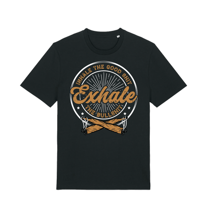 Black Printed T-shirt Front