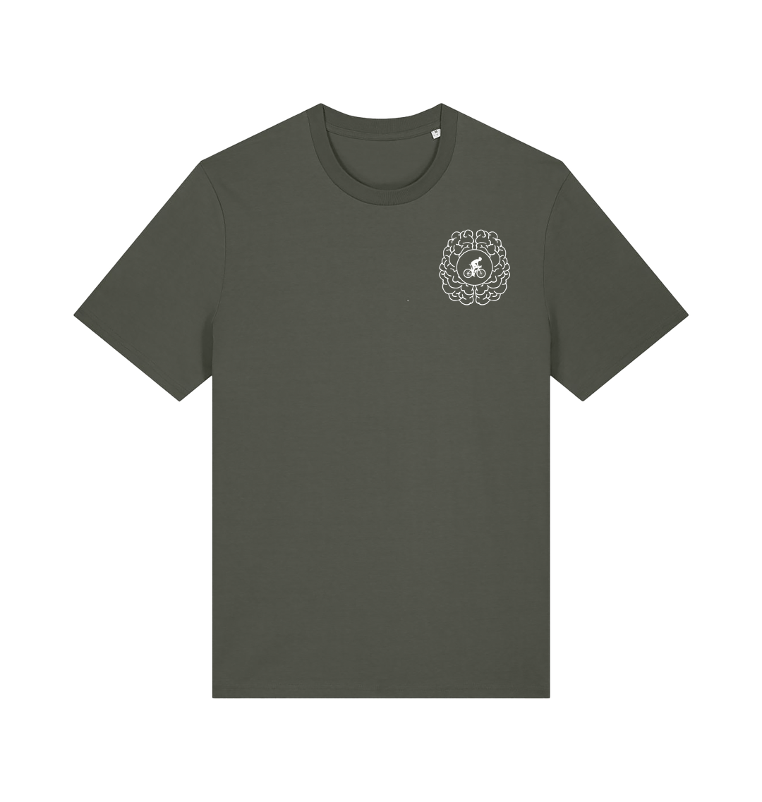 Khaki Printed T-shirt Front