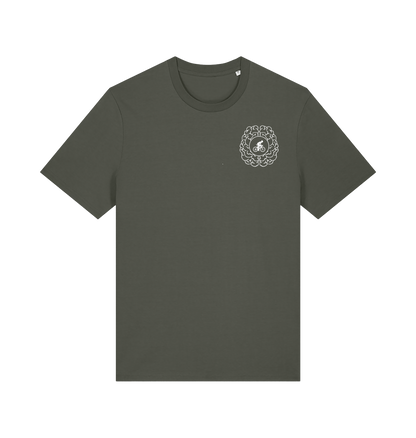 Khaki Printed T-shirt Front