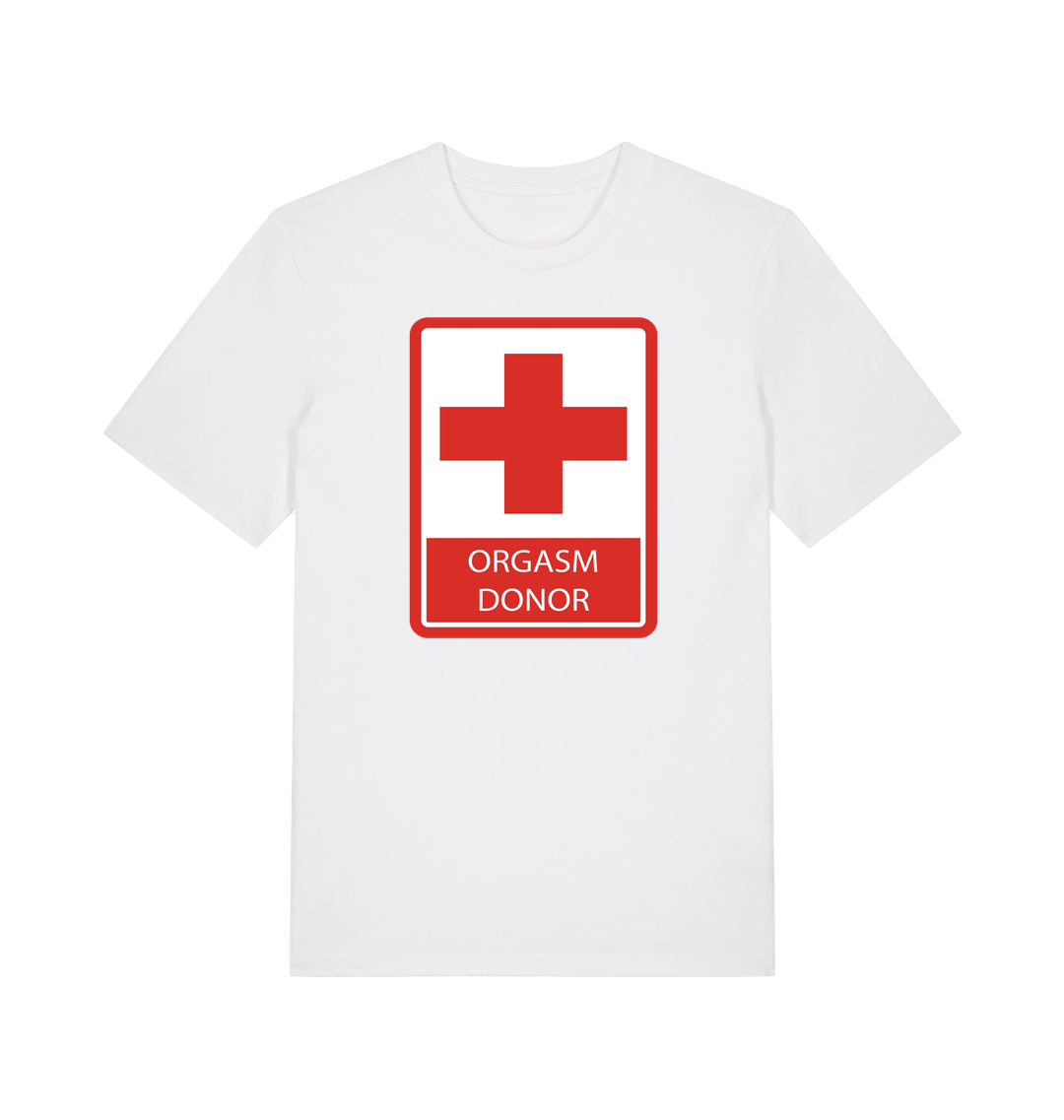 White Printed T-shirt Front