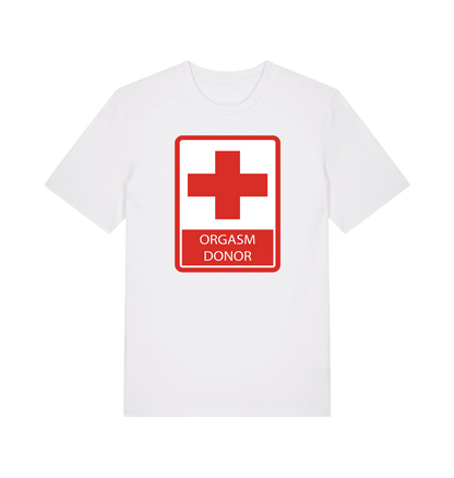 White Printed T-shirt Front