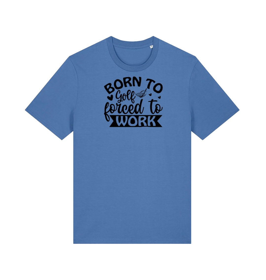 Bright Blue Printed T-shirt Front