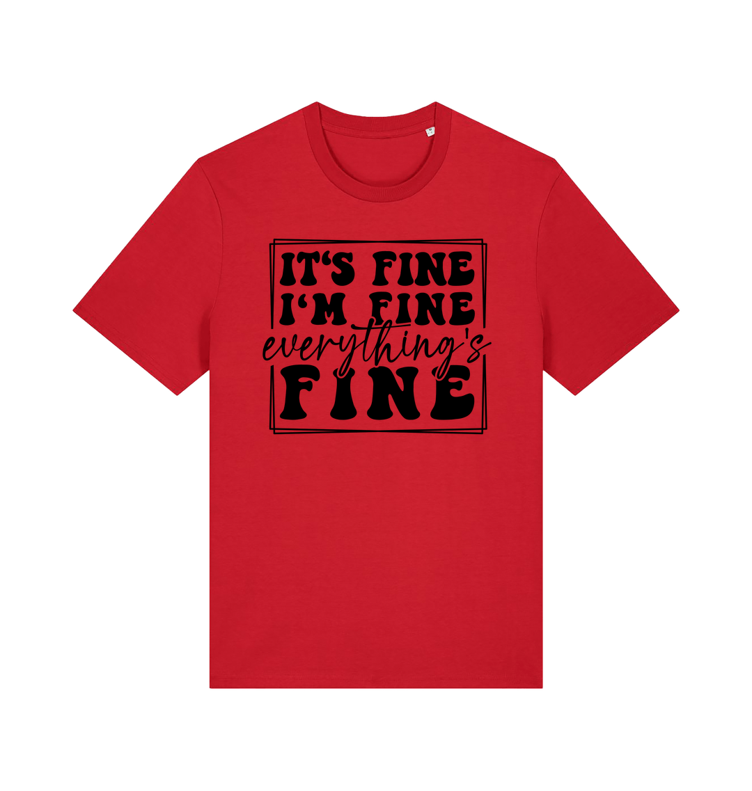 Red Printed T-shirt Front