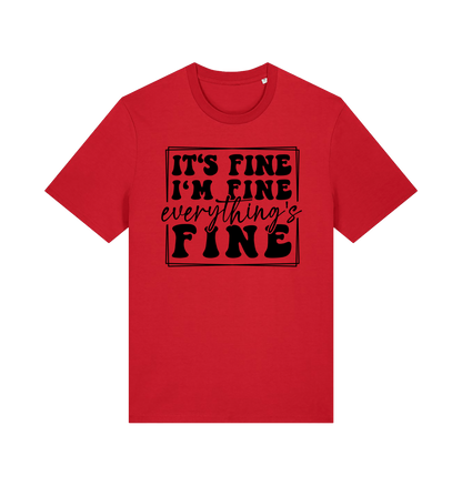 Red Printed T-shirt Front
