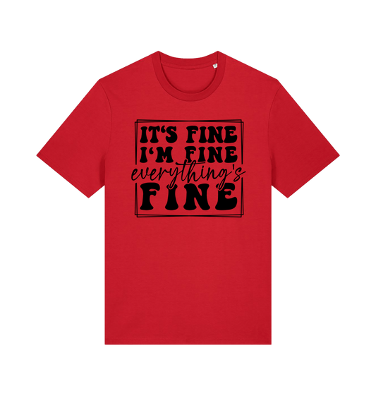 Red Printed T-shirt Front