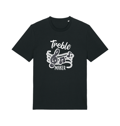 Black Printed T-shirt Front
