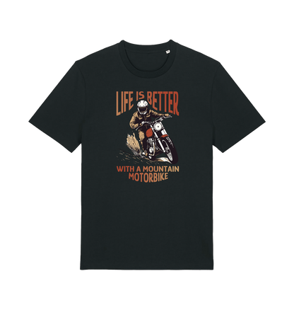 Black Printed T-shirt Front
